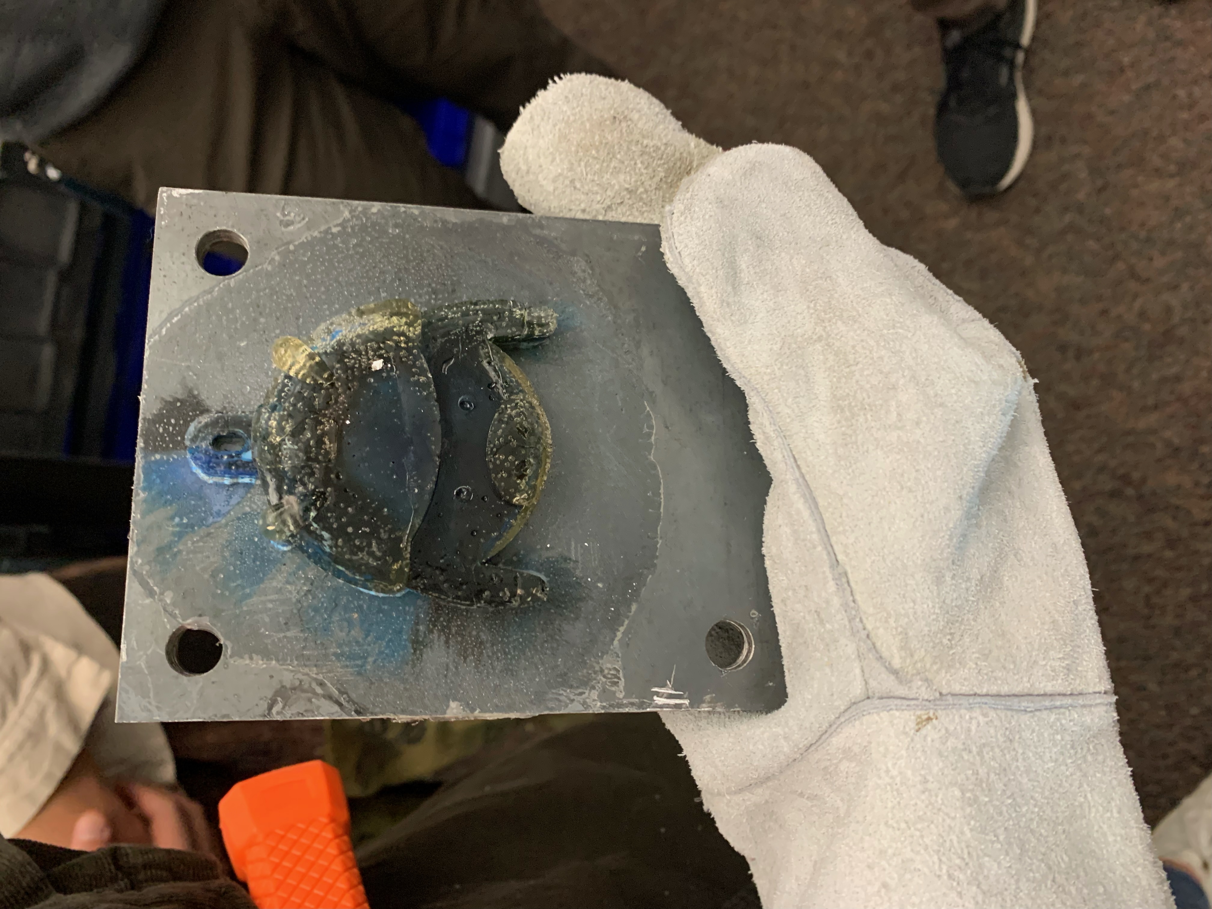 Blaster Keychain Injection Mold final result 2