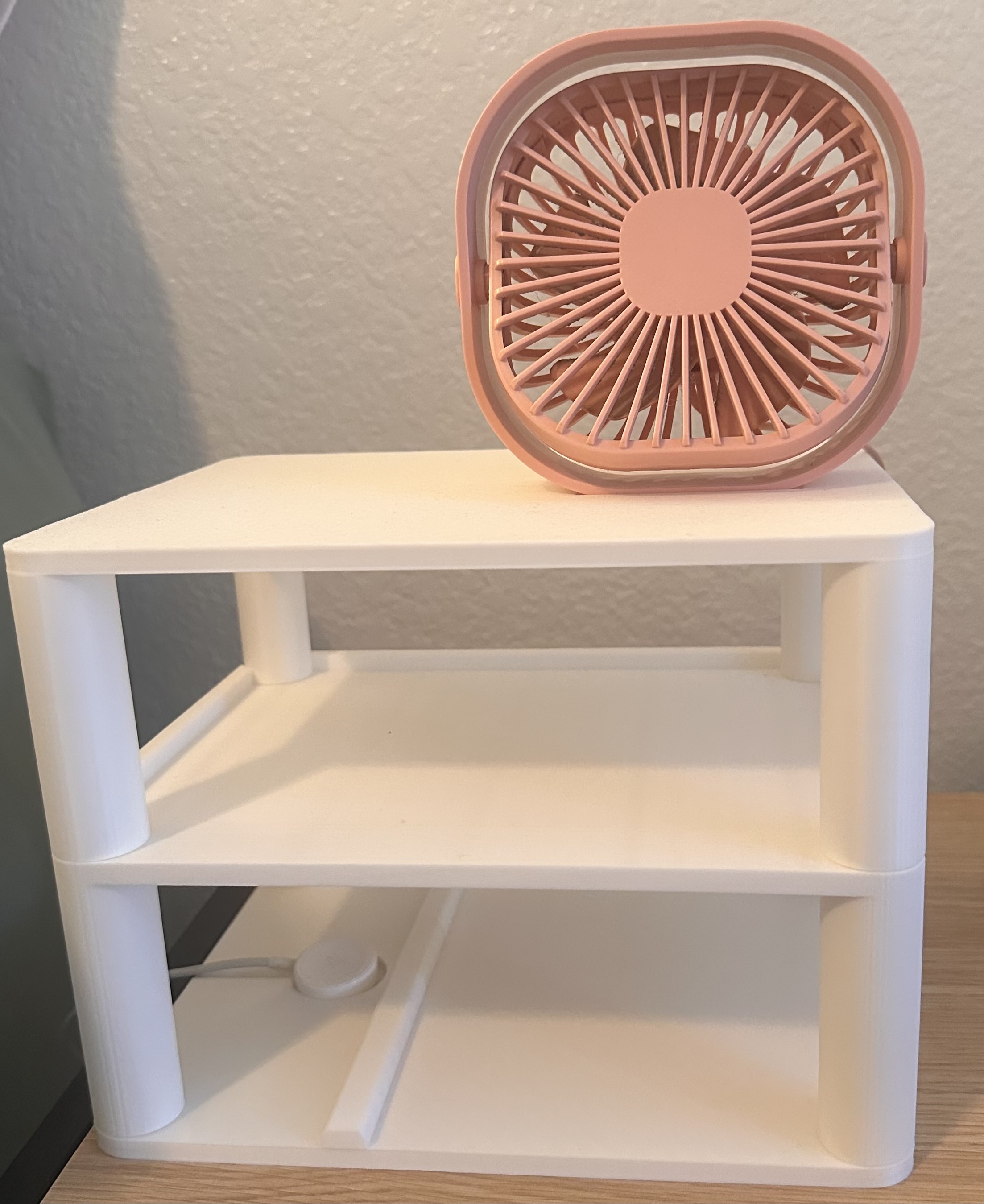 Custom Nightstand Shelf final result 1